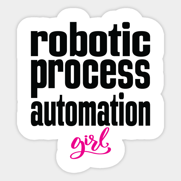 Robotic Process Automation Girl Business Process Automation Technology Sticker by ProjectX23Red